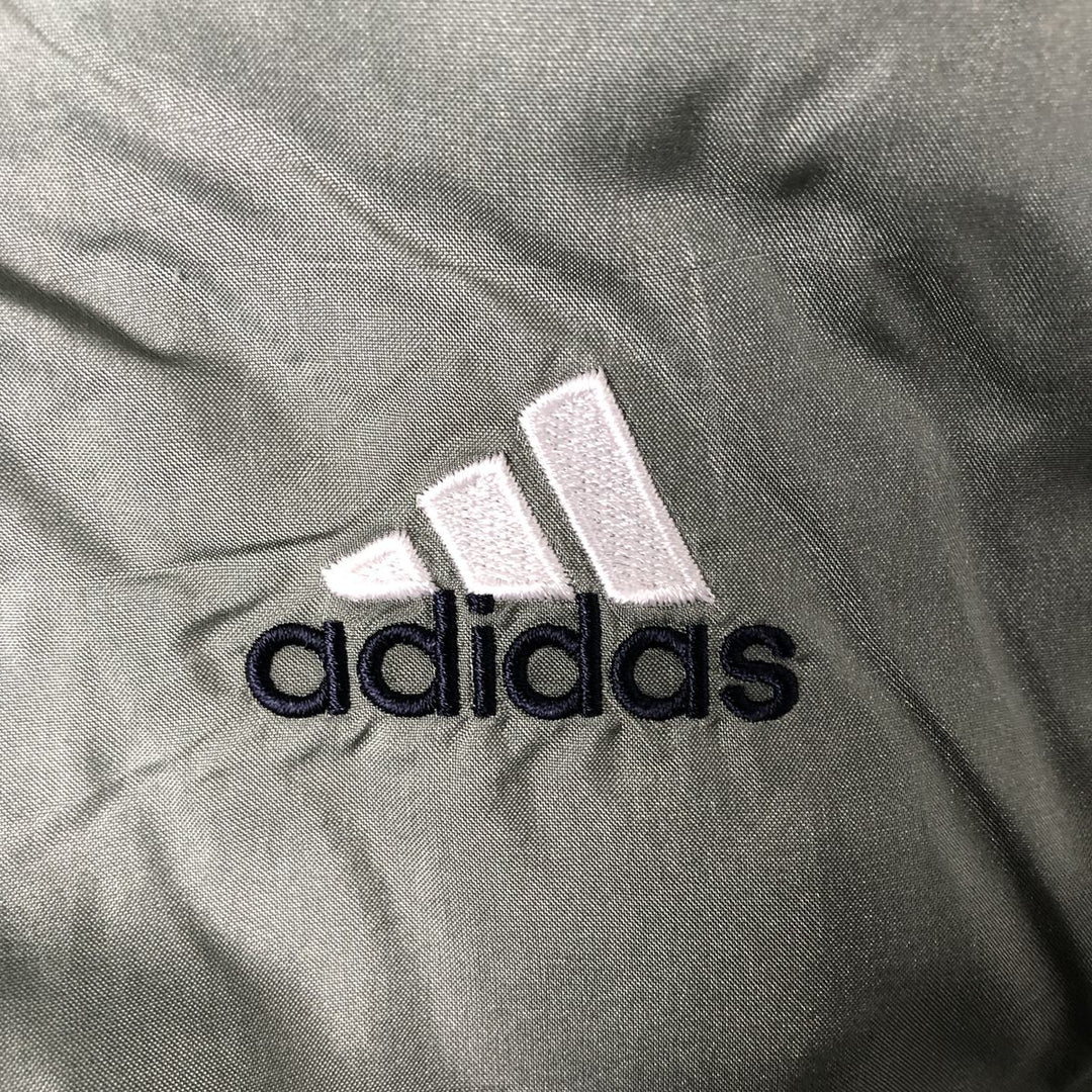 00'S Adidas nylon jacket, men's size L Nylon green type Vintage Second Hand