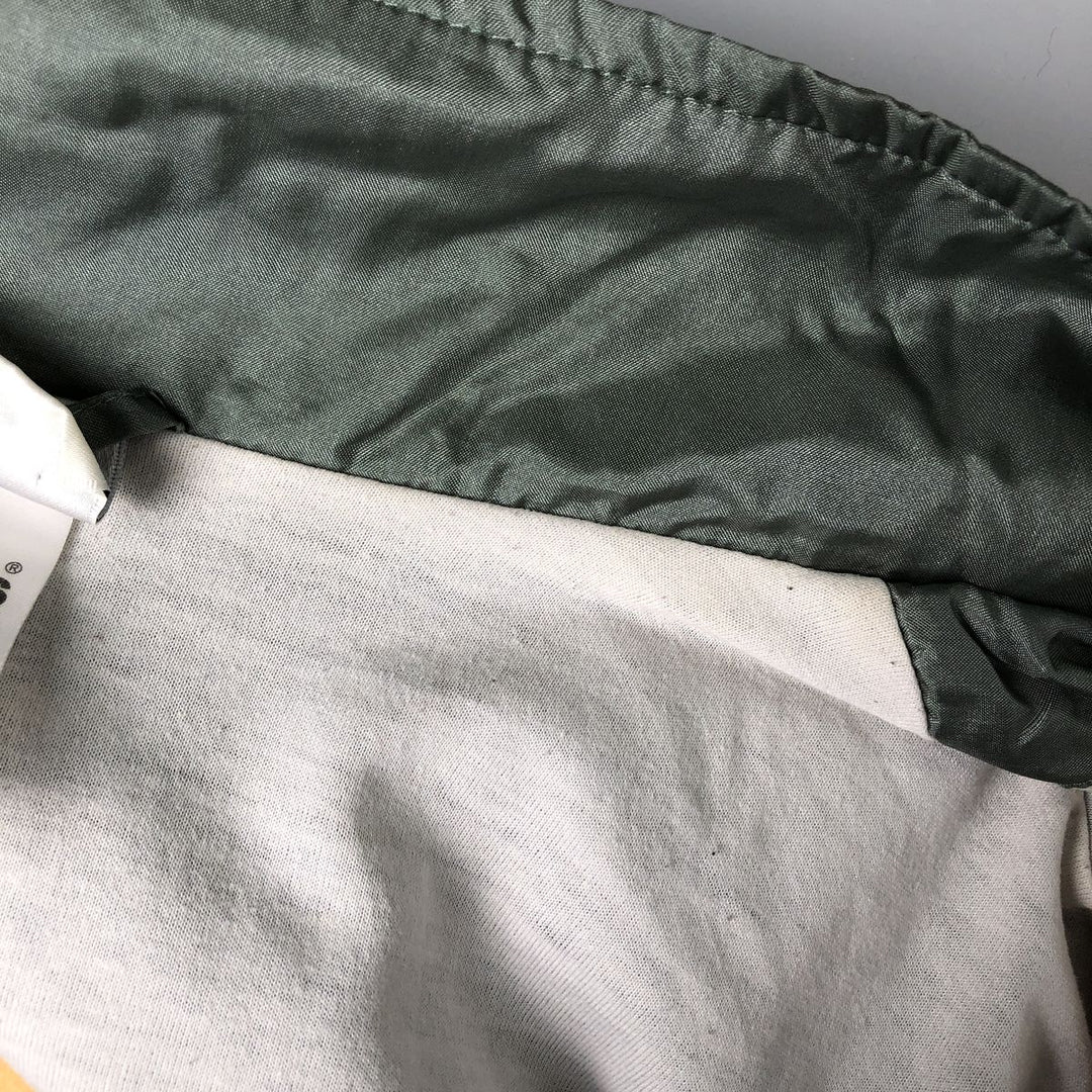 00'S Adidas nylon jacket, men's size L Nylon green type Vintage Second Hand