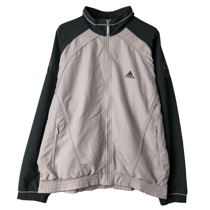 00'S adidas windbreaker, men's size M polyester gray type Vintage Second Hand
