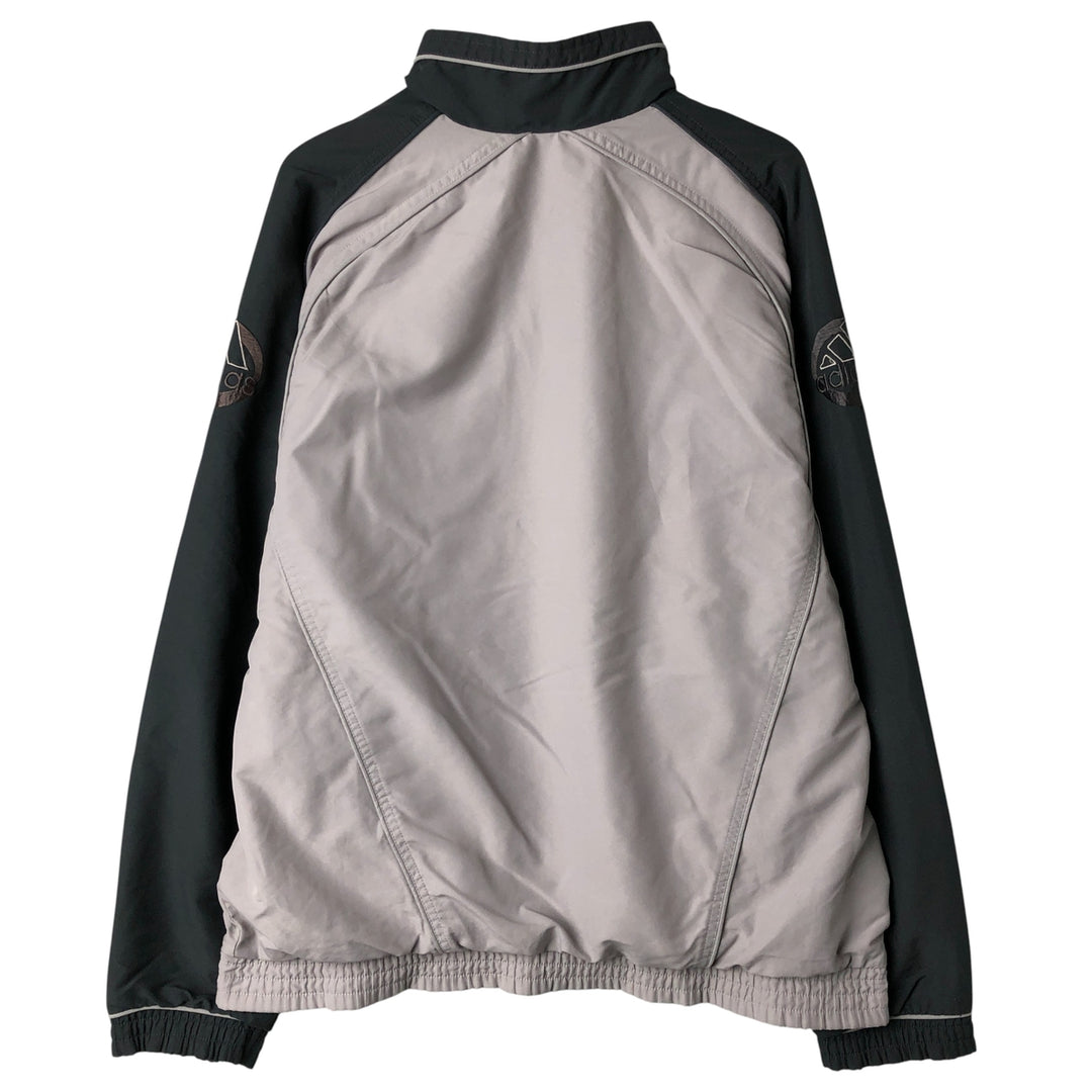 00'S adidas windbreaker, men's size M polyester gray type Vintage Second Hand