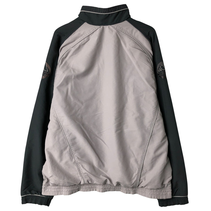 00'S adidas windbreaker, men's size M polyester gray type Vintage Second Hand