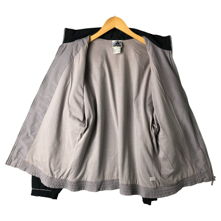 00'S adidas windbreaker, men's size M polyester gray type Vintage Second Hand