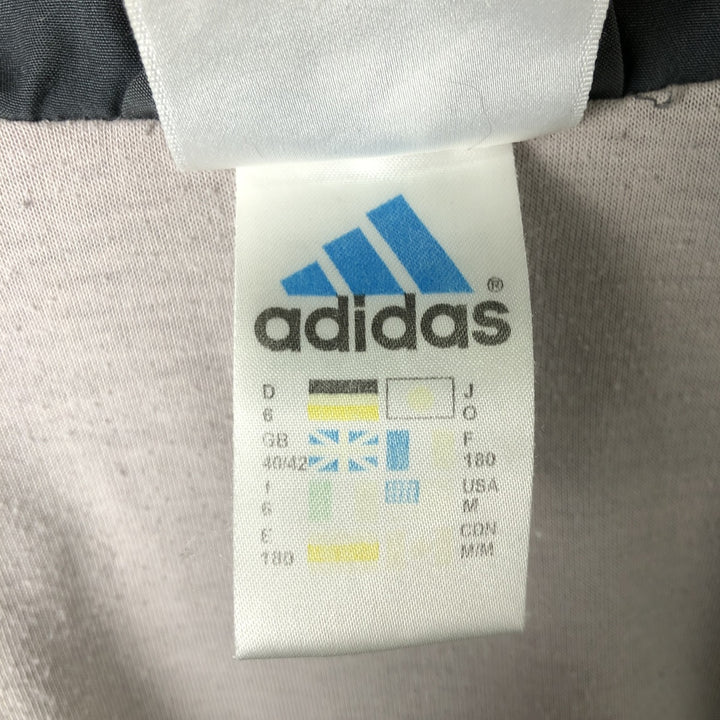 00'S adidas windbreaker, men's size M polyester gray type Vintage Second Hand