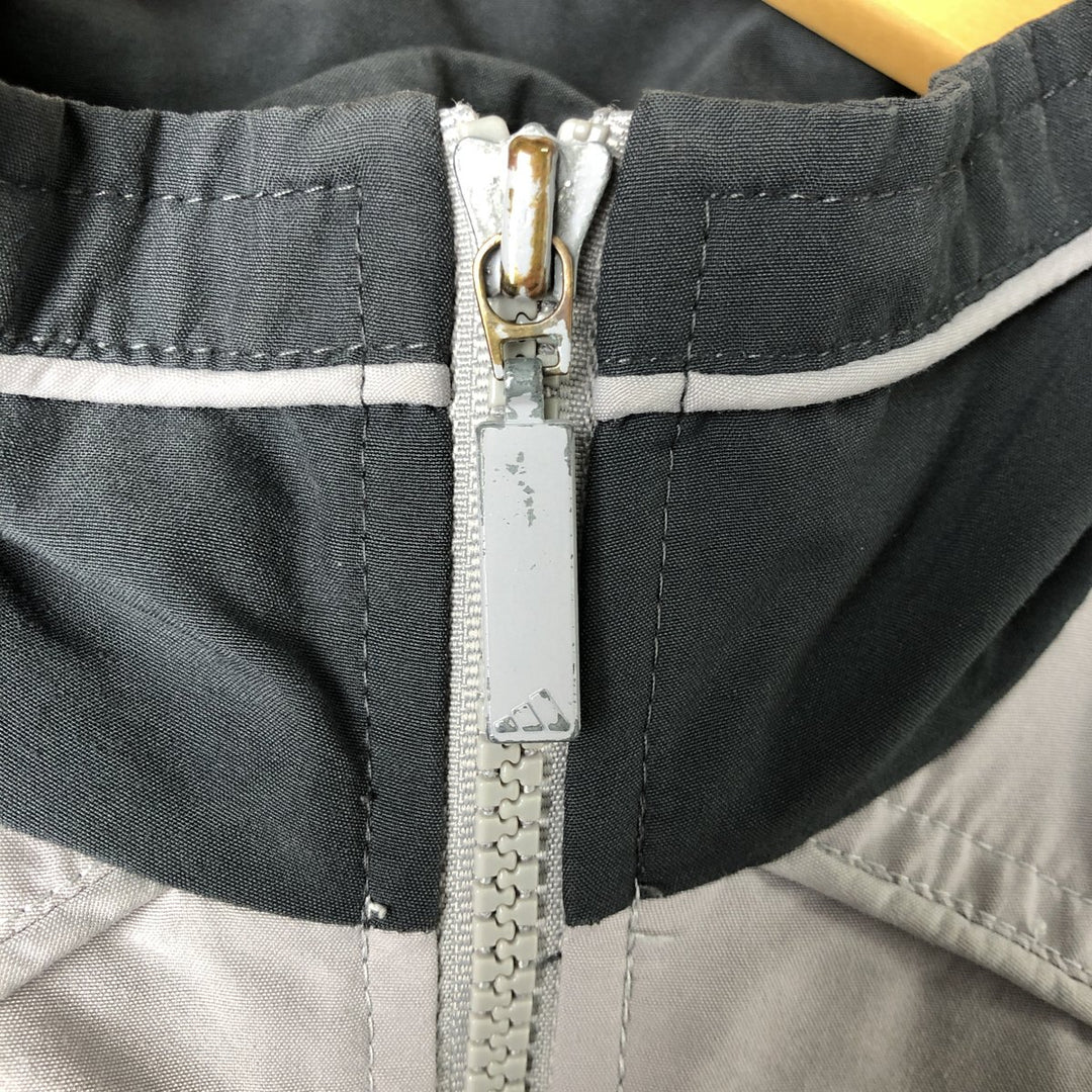 00'S adidas windbreaker, men's size M polyester gray type Vintage Second Hand