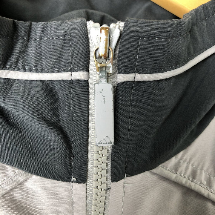 00'S adidas windbreaker, men's size M polyester gray type Vintage Second Hand