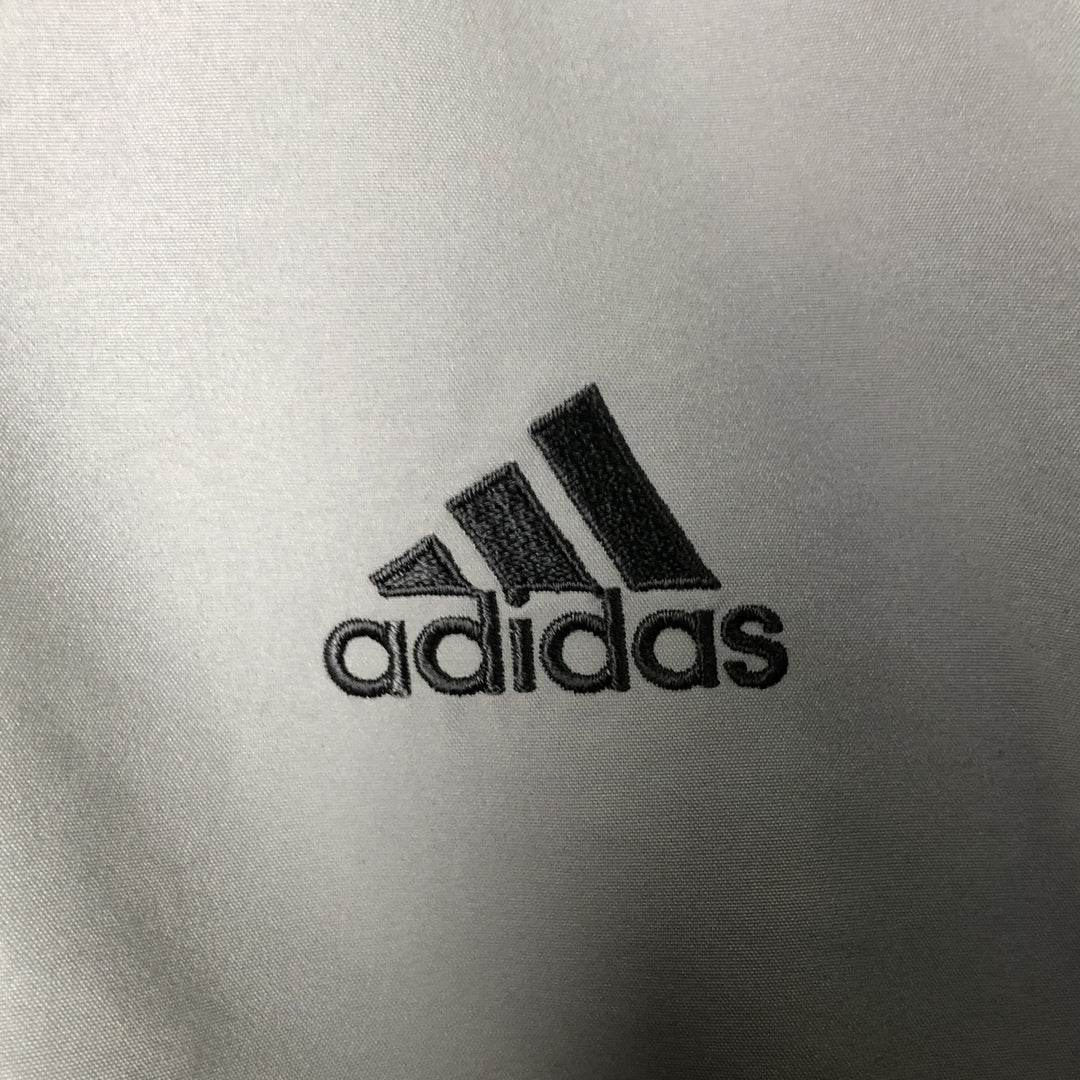 00'S adidas windbreaker, men's size M polyester gray type Vintage Second Hand