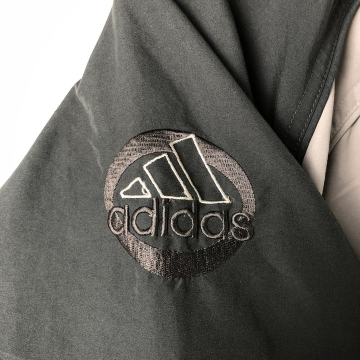 00'S adidas windbreaker, men's size M polyester gray type Vintage Second Hand
