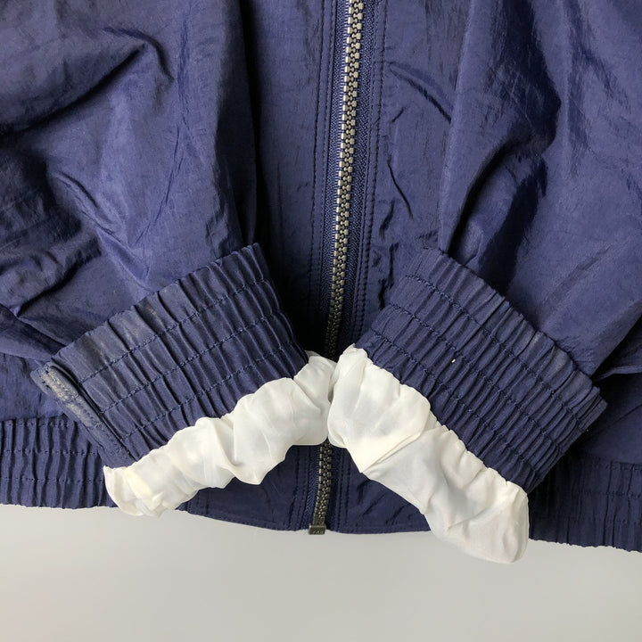 90'S Adidas Nylon Jacket, Men's XL Size, Vintage Nylon navy blue type Vintage Second Hand