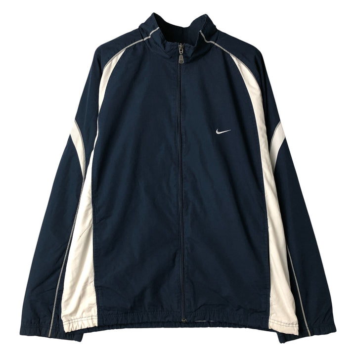 00'S Nike Windbreaker Men's Size L polyester navy blue type Vintage Second Hand