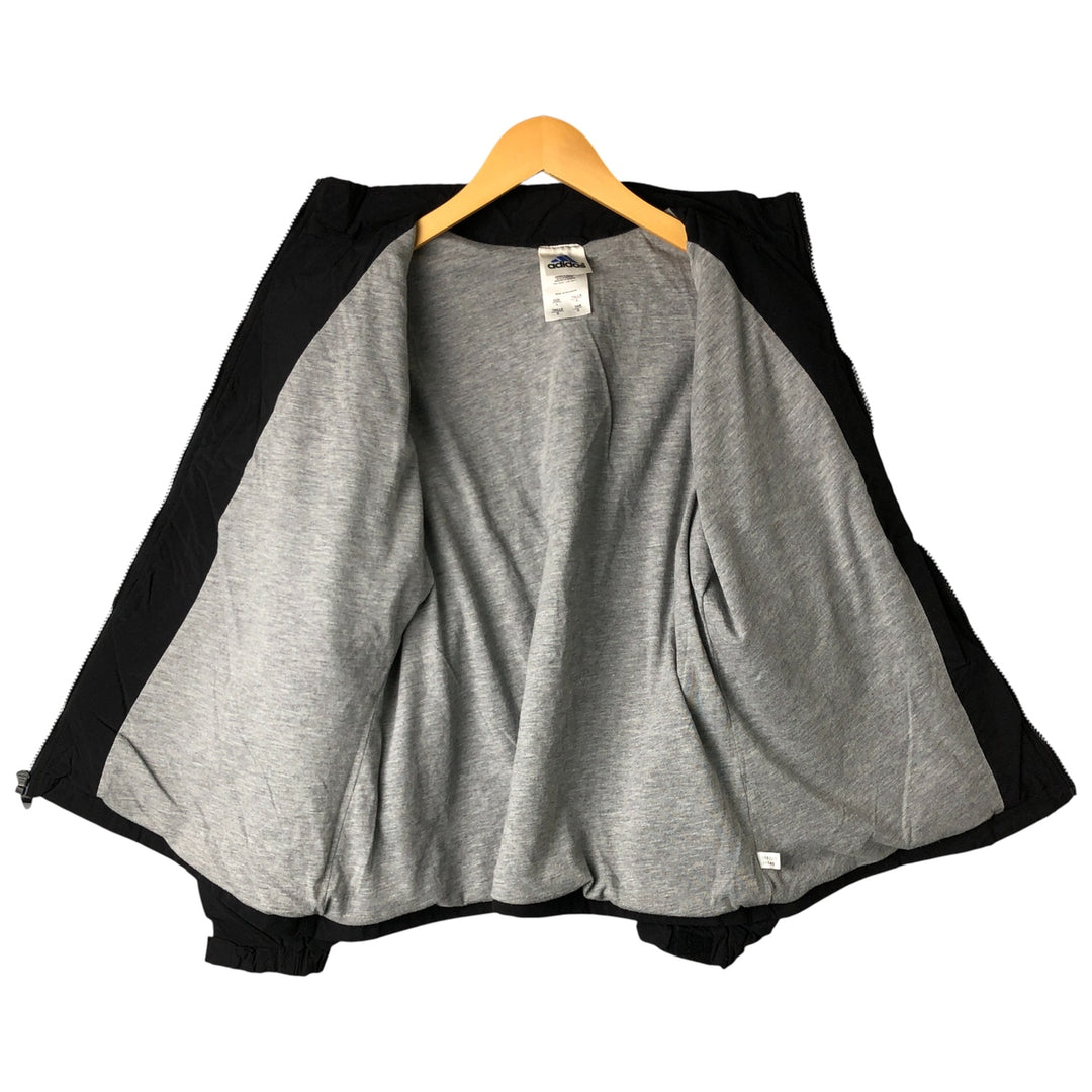 00'S Adidas nylon jacket, men's size L Nylon black type Vintage Second Hand