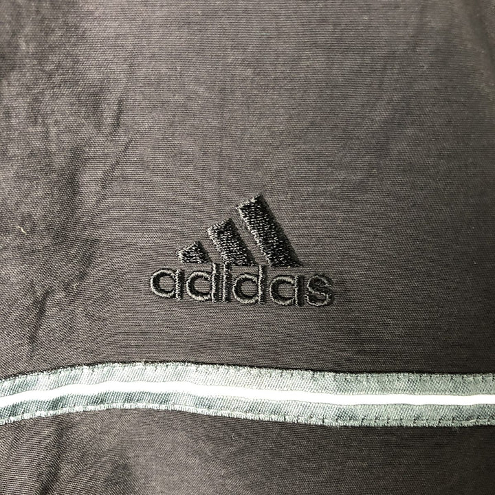 00'S Adidas nylon jacket, men's size L Nylon black type Vintage Second Hand
