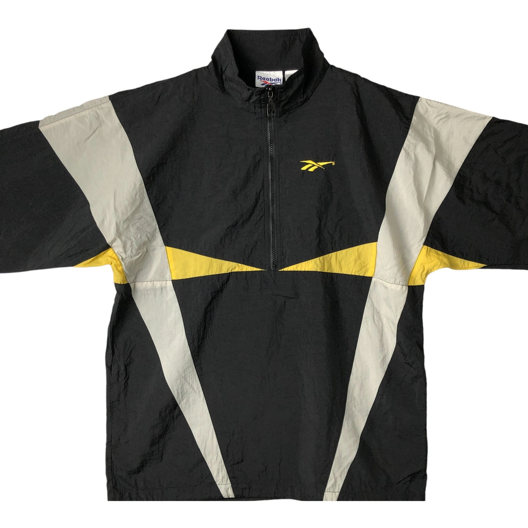 90'S Reebok Nylon Jacket, Men's M Size, Vintage Nylon black type Vintage Second Hand