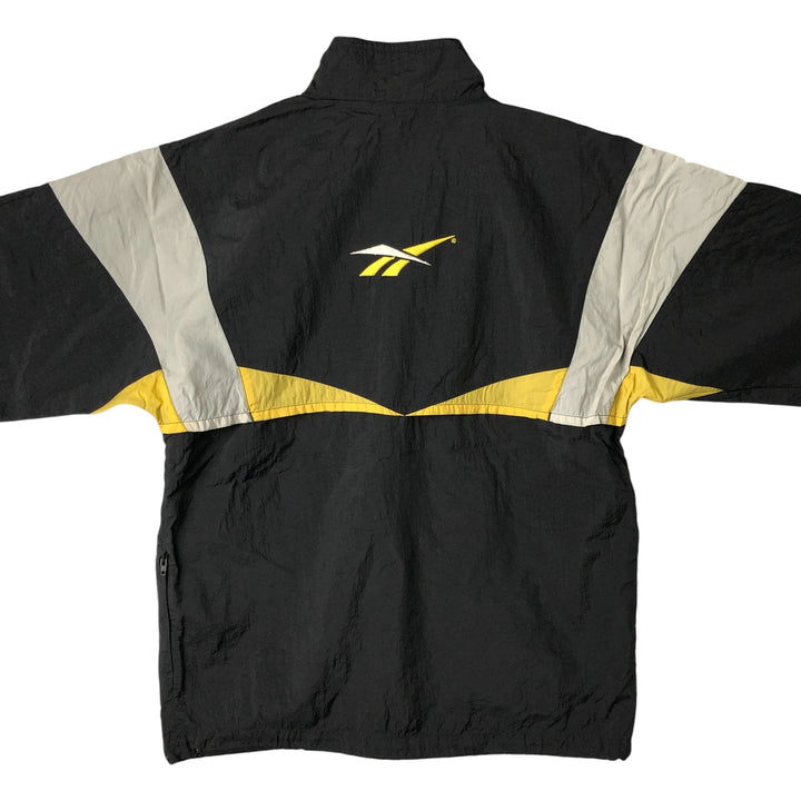 90'S Reebok Nylon Jacket, Men's M Size, Vintage Nylon black type Vintage Second Hand