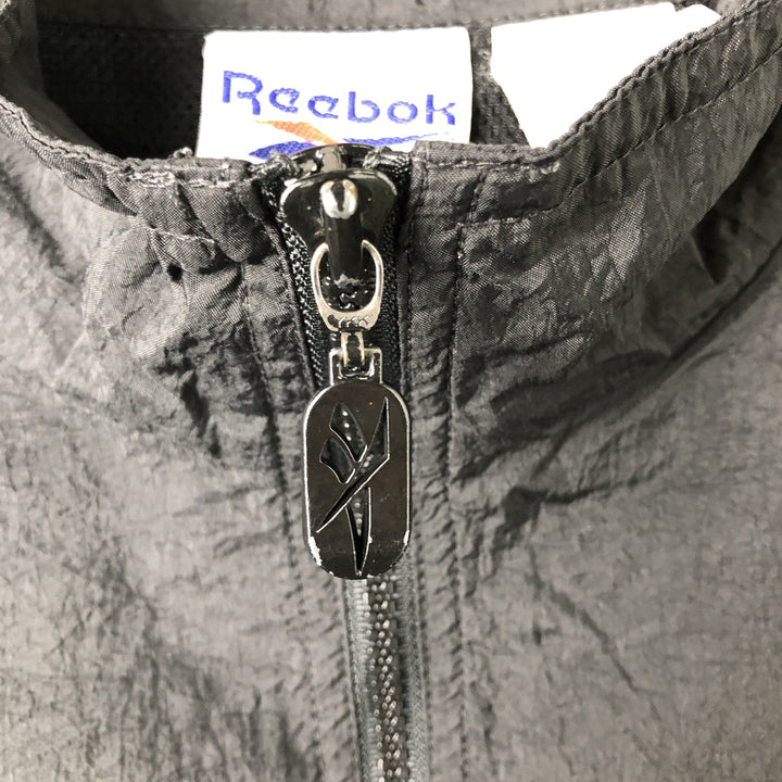 90'S Reebok Nylon Jacket, Men's M Size, Vintage Nylon black type Vintage Second Hand