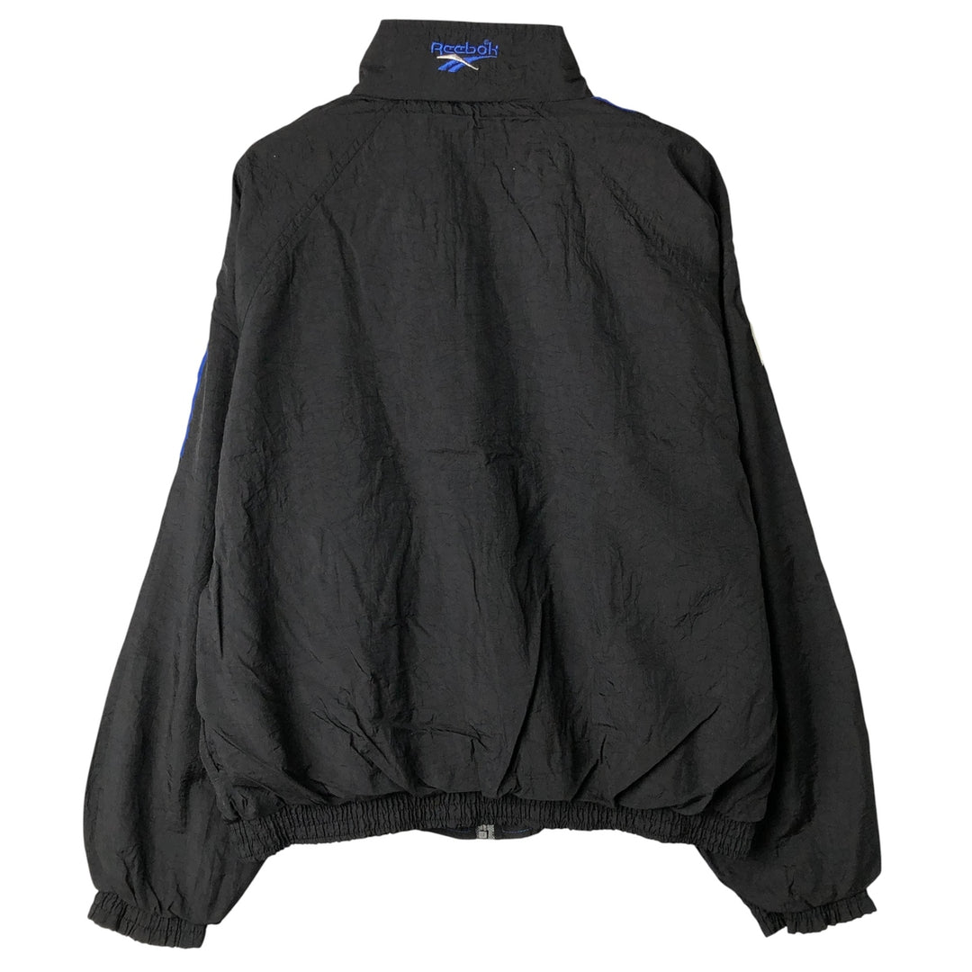 90'S Reebok Nylon Jacket, Men's M Size, Vintage Nylon black type Vintage Second Hand