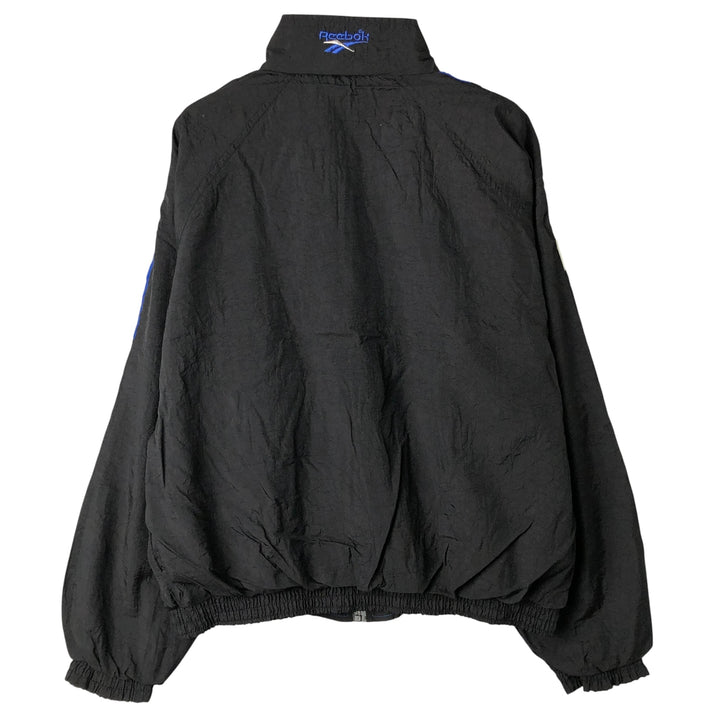 90'S Reebok Nylon Jacket, Men's M Size, Vintage Nylon black type Vintage Second Hand