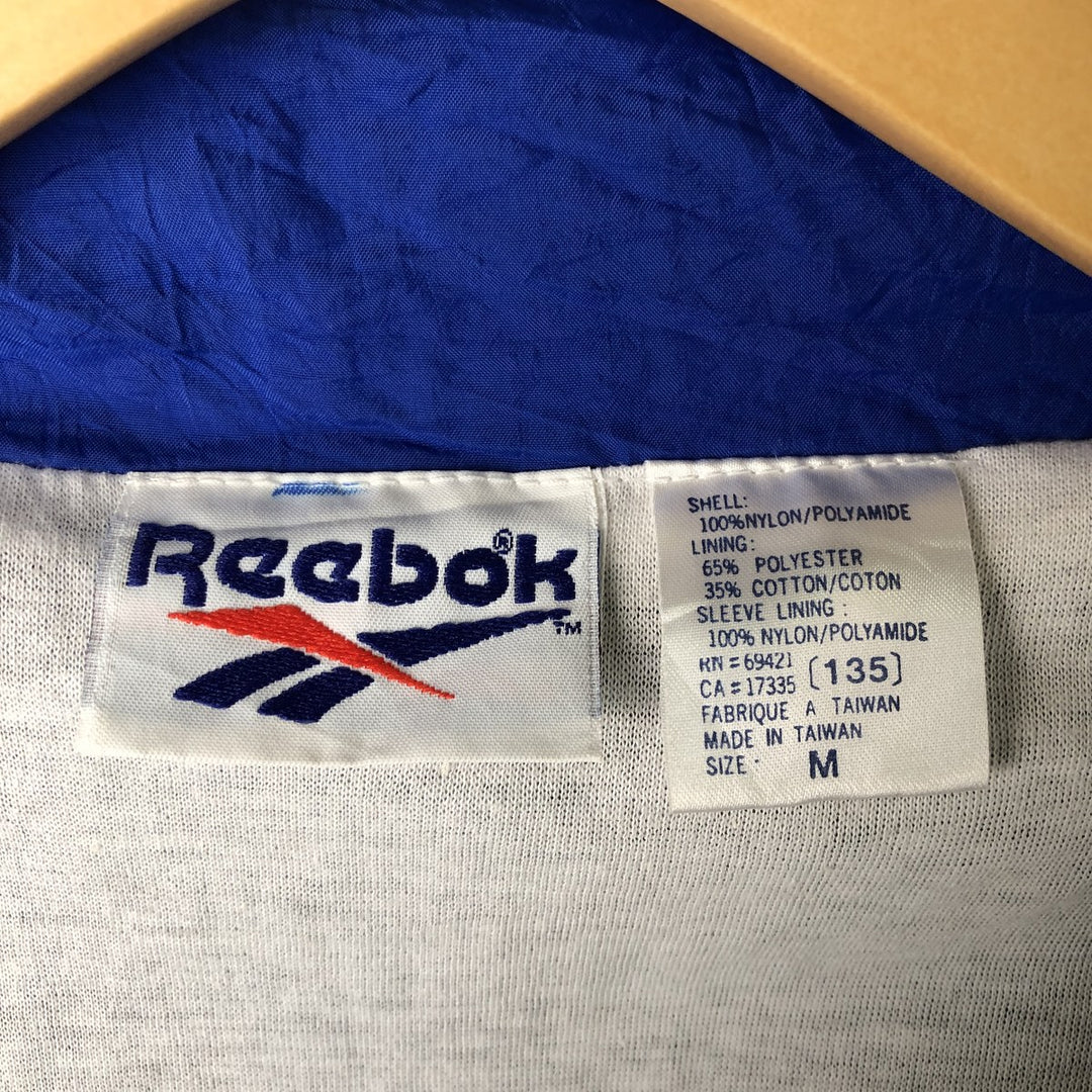 90'S Reebok Nylon Jacket, Men's M Size, Vintage Nylon black type Vintage Second Hand