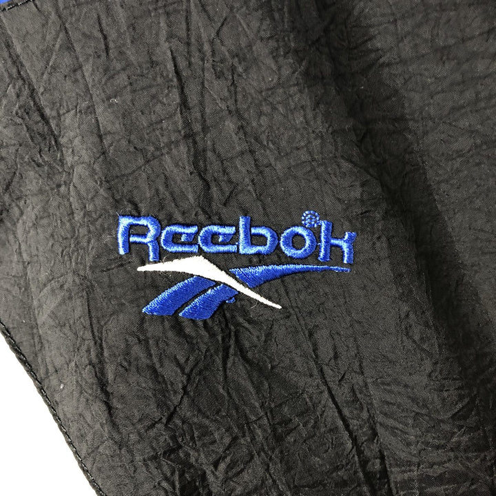 90'S Reebok Nylon Jacket, Men's M Size, Vintage Nylon black type Vintage Second Hand