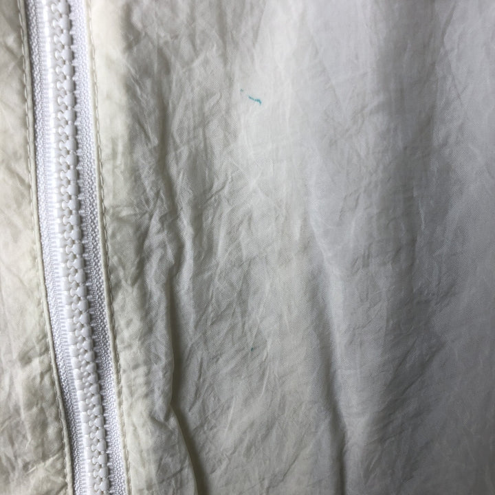 90'S Reebok nylon jacket, men's size L, vintage Nylon white type Vintage Second Hand