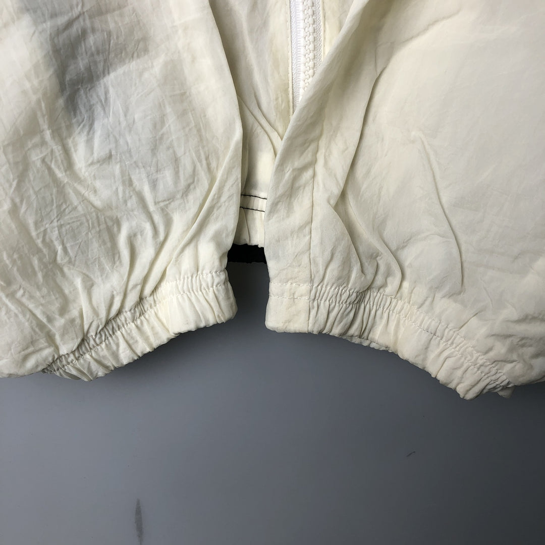 90'S Reebok nylon jacket, men's size L, vintage Nylon white type Vintage Second Hand