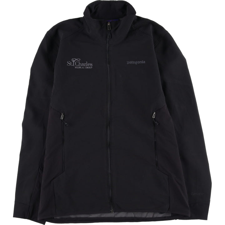 Patagonia Azhybrid Jacket 83450FA15 Softshell Jacket, Men's Medium polyester black type Vintage Second Hand