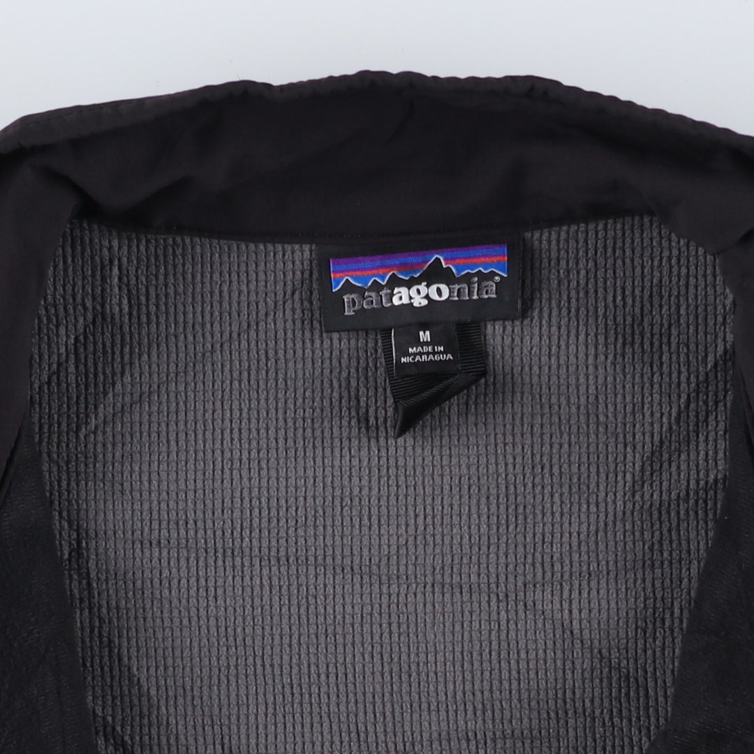Patagonia Azhybrid Jacket 83450FA15 Softshell Jacket, Men's Medium polyester black type Vintage Second Hand