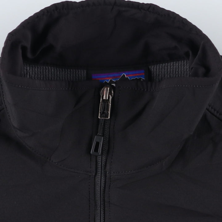 Patagonia Azhybrid Jacket 83450FA15 Softshell Jacket, Men's Medium polyester black type Vintage Second Hand