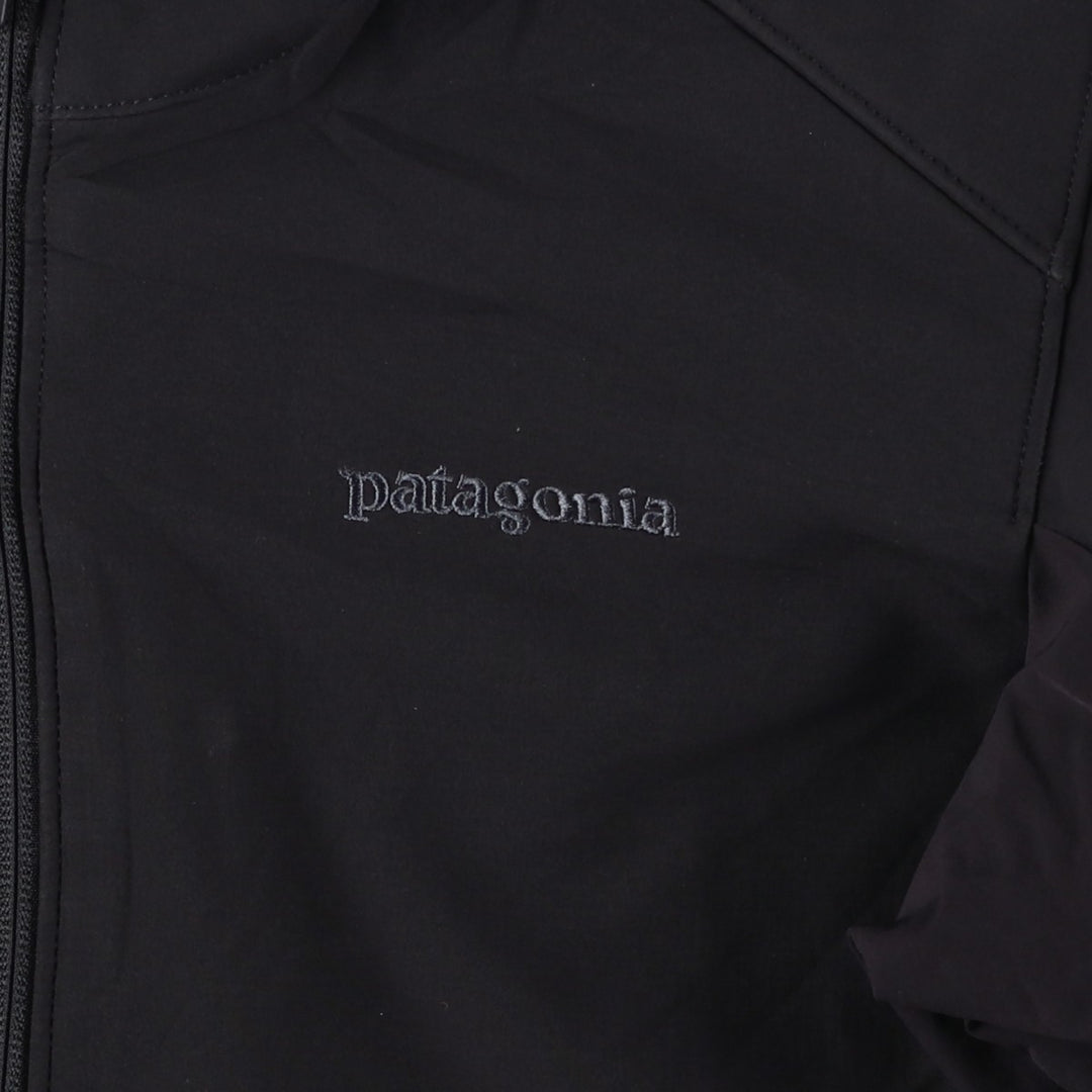 Patagonia Azhybrid Jacket 83450FA15 Softshell Jacket, Men's Medium polyester black type Vintage Second Hand