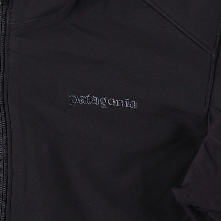 Patagonia Azhybrid Jacket 83450FA15 Softshell Jacket, Men's Medium polyester black type Vintage Second Hand