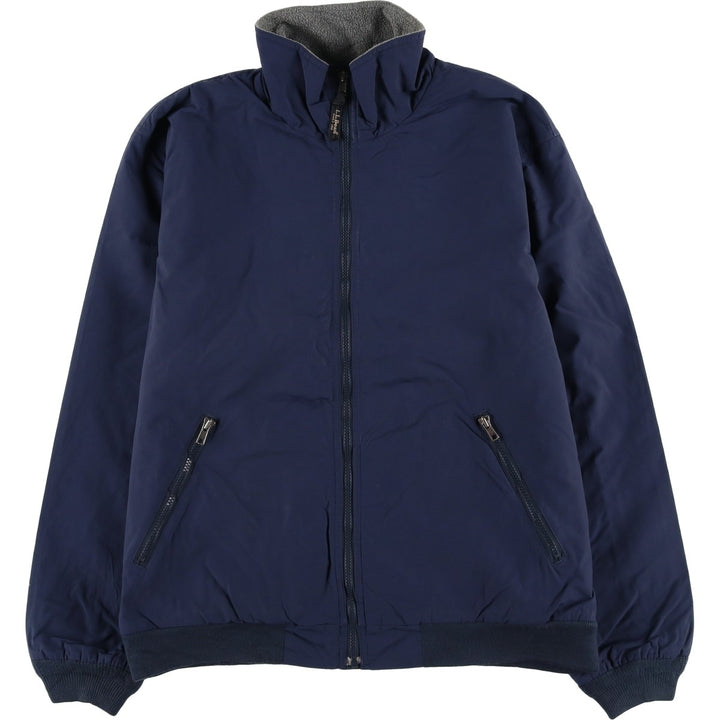 90s-00'S LLBean Nylon Blouson, Men's Size M Nylon navy blue type Vintage Second Hand