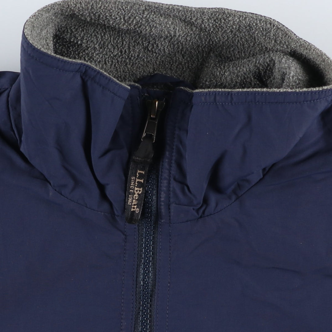 90s-00'S LLBean Nylon Blouson, Men's Size M Nylon navy blue type Vintage Second Hand