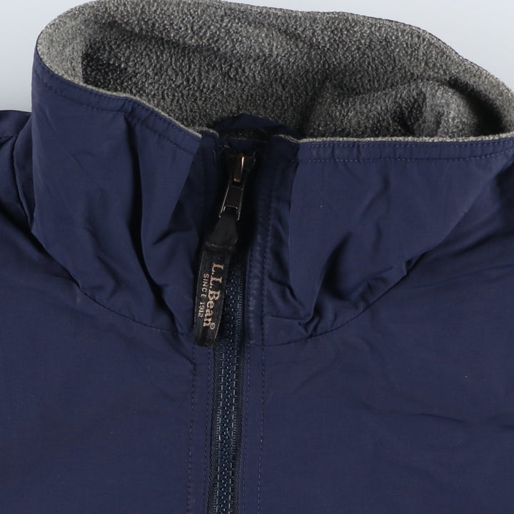 90s-00'S LLBean Nylon Blouson, Men's Size M Nylon navy blue type Vintage Second Hand