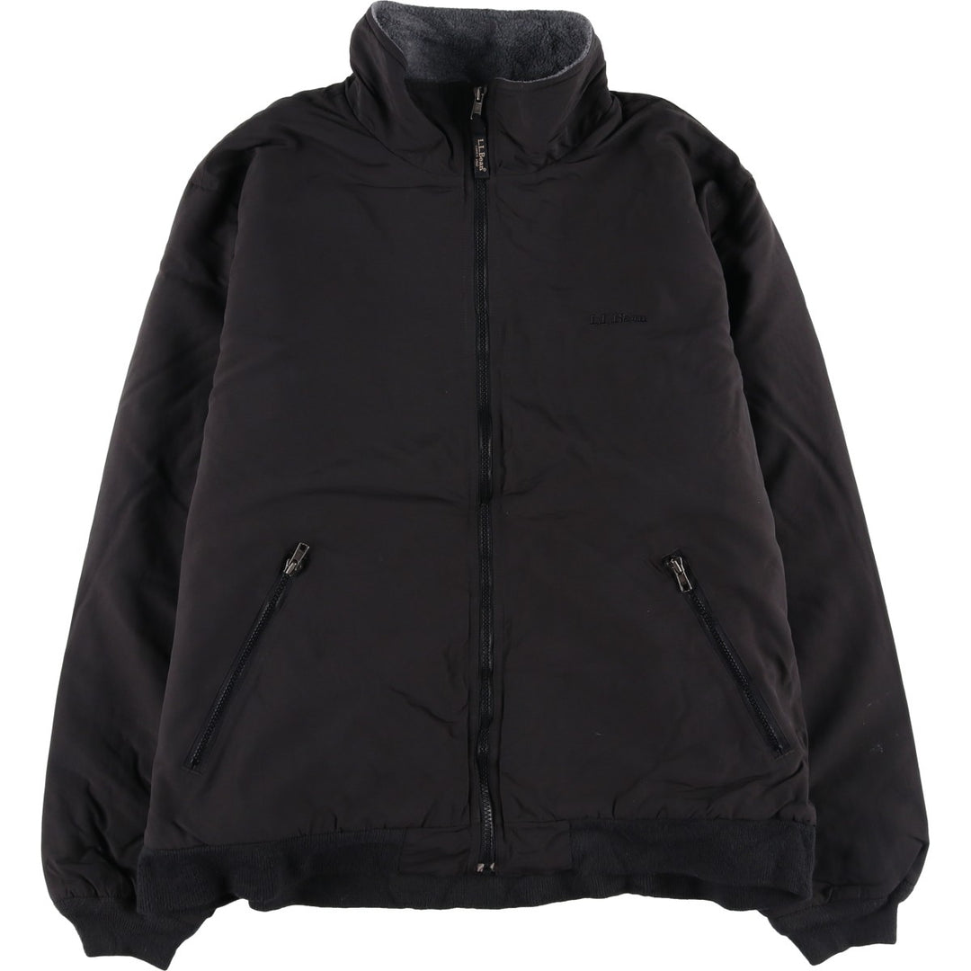 90s-00'S LLBean Padded Puffer Jacket, Men's Size XL Nylon black type Vintage Second Hand