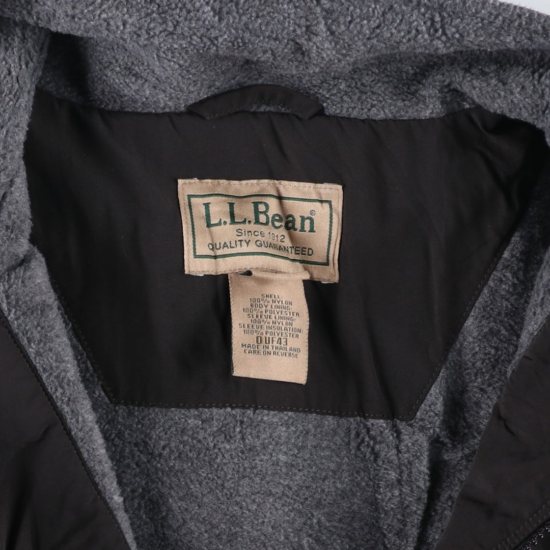 90s-00'S LLBean Padded Puffer Jacket, Men's Size XL Nylon black type Vintage Second Hand