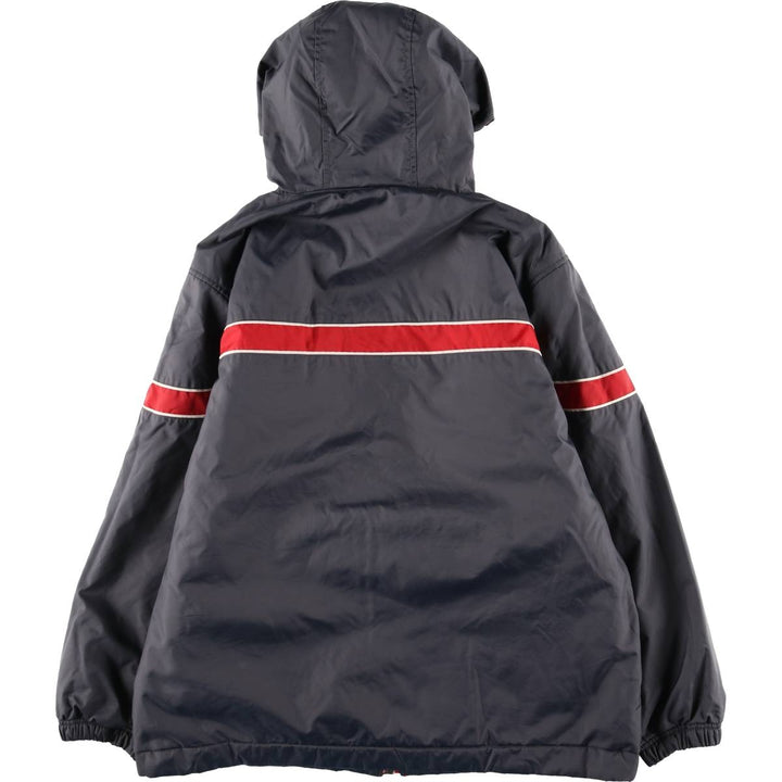 2000'S Nike reversible padded hoodie/puffer jacket, men's size M Nylon gray type Vintage Second Hand
