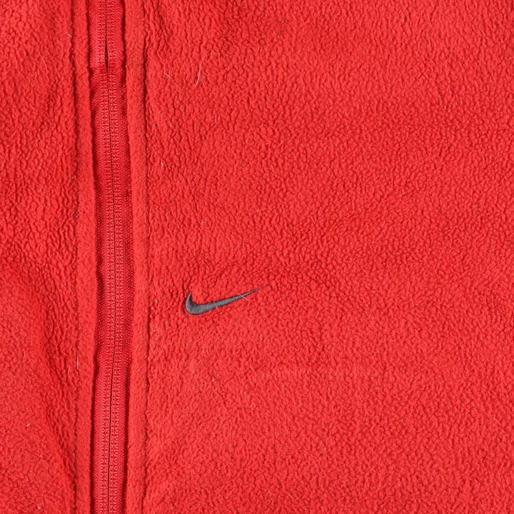 2000'S Nike reversible padded hoodie/puffer jacket, men's size M Nylon gray type Vintage Second Hand