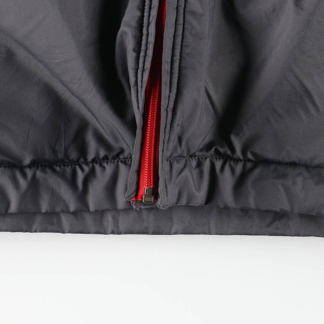 2000'S Nike reversible padded hoodie/puffer jacket, men's size M Nylon gray type Vintage Second Hand