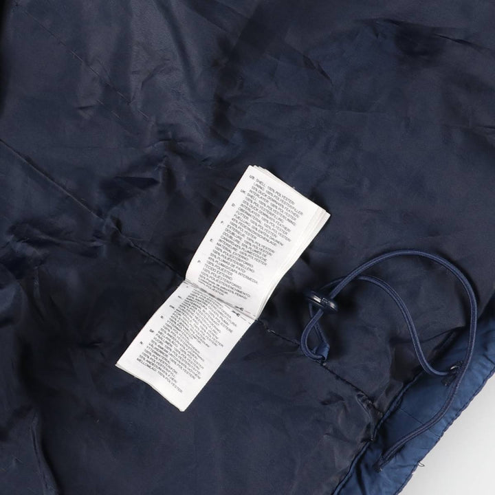 Adidas down jacket, men's size L polyester blue type Vintage Second Hand