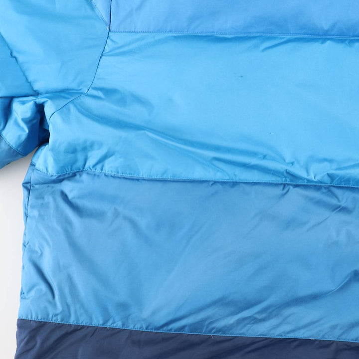 Adidas down jacket, men's size L polyester blue type Vintage Second Hand