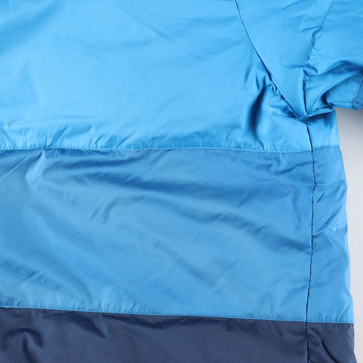 Adidas down jacket, men's size L polyester blue type Vintage Second Hand