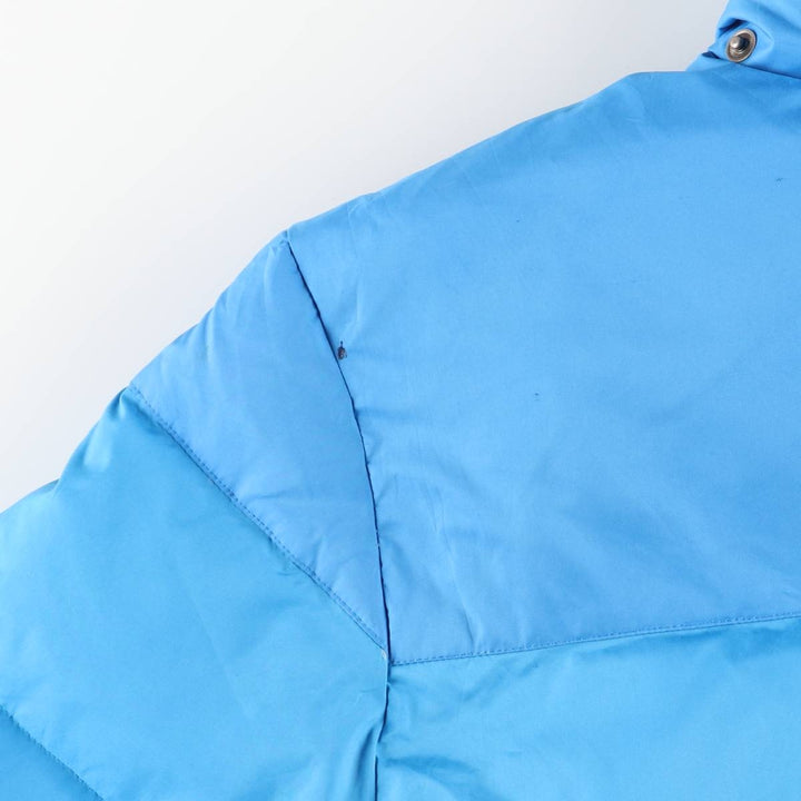 Adidas down jacket, men's size L polyester blue type Vintage Second Hand