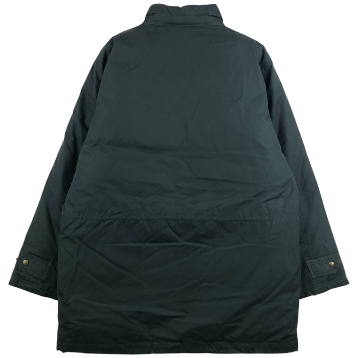 Vintage 80s-90'S Lands' End Goose Down Jacket, Men's Size XL polyester Green type dark green Vintage Second Hand
