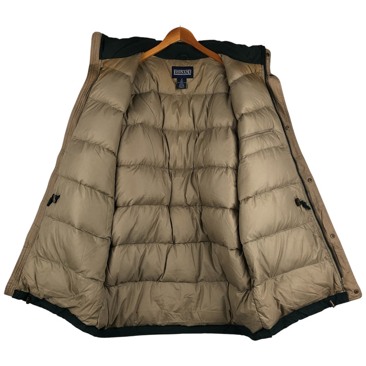 Vintage 80s-90'S Lands' End Goose Down Jacket, Men's Size XL polyester Green type dark green Vintage Second Hand