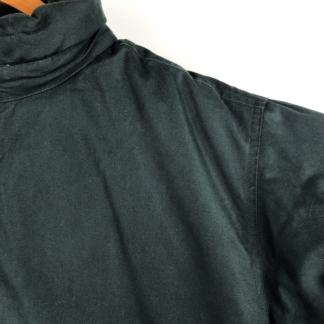 Vintage 80s-90'S Lands' End Goose Down Jacket, Men's Size XL polyester Green type dark green Vintage Second Hand