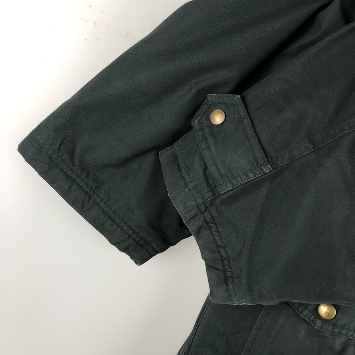 Vintage 80s-90'S Lands' End Goose Down Jacket, Men's Size XL polyester Green type dark green Vintage Second Hand