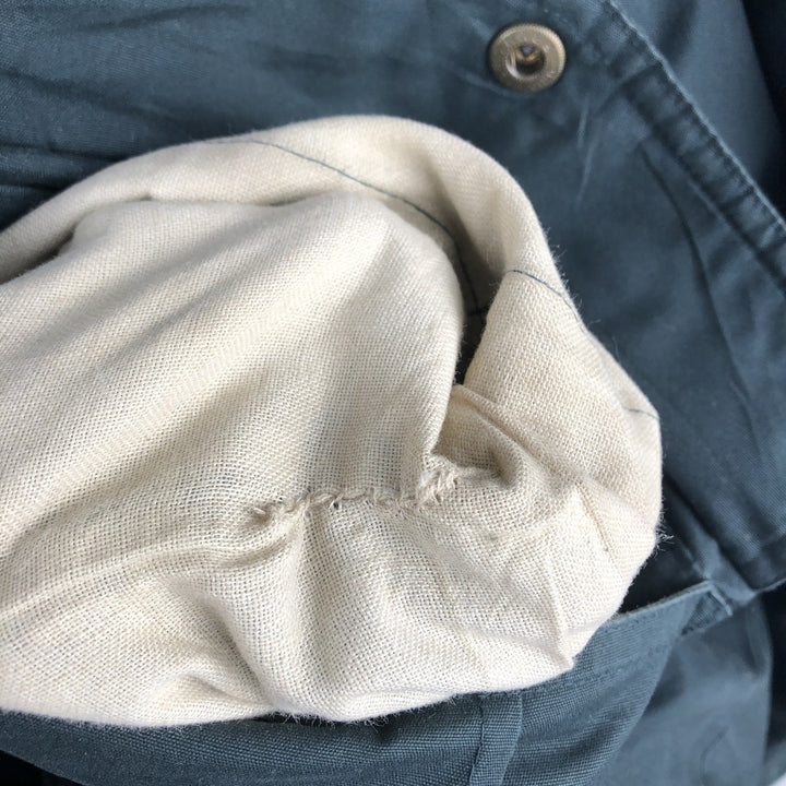 Vintage 80s-90'S Lands' End Goose Down Jacket, Men's Size XL polyester Green type dark green Vintage Second Hand