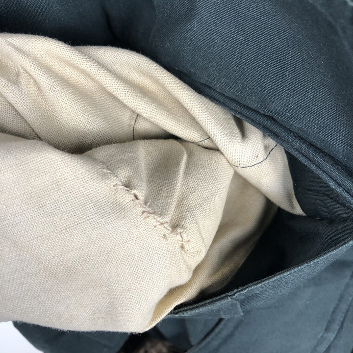 Vintage 80s-90'S Lands' End Goose Down Jacket, Men's Size XL polyester Green type dark green Vintage Second Hand