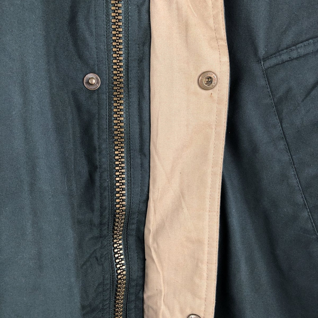 Vintage 80s-90'S Lands' End Goose Down Jacket, Men's Size XL polyester Green type dark green Vintage Second Hand
