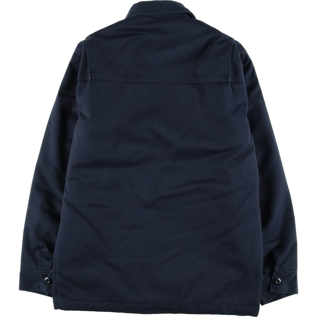 Dickies padded work jacket, men's size S polyester navy blue type Vintage Second Hand
