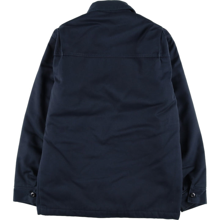 Dickies padded work jacket, men's size S polyester navy blue type Vintage Second Hand